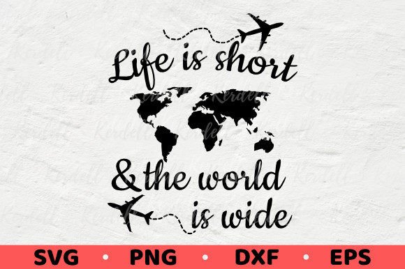 Life is Short and the World is Wide Embroidery Design Review