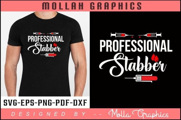 Professional Stabber Phlebotomy Shirt Embroidery Review