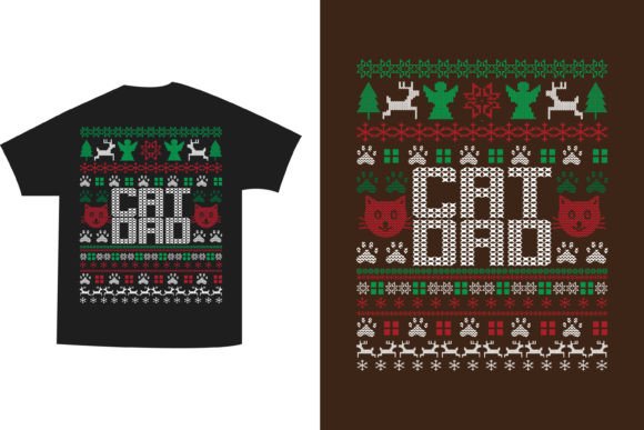 Ugly Cat Christmas Sweater Embroidery Review